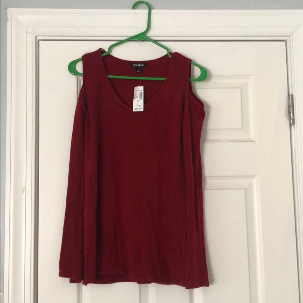 Open Shoulder Sweater
